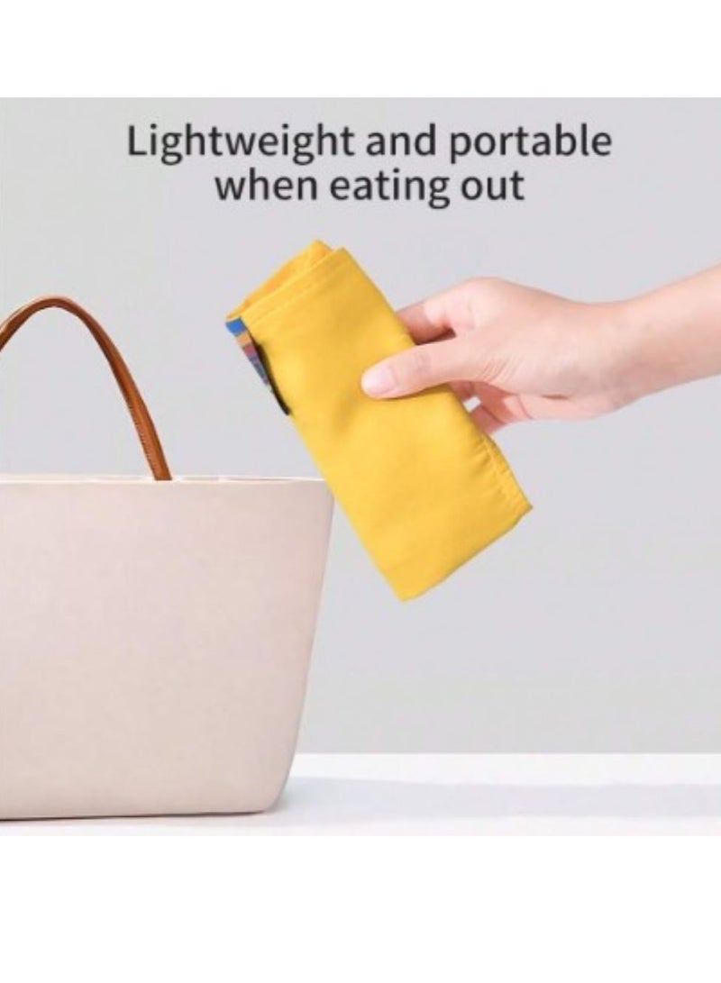 An Adjustable Safety Belt For Children's Chairs, Easy To Clean, Foldable, And Store In The Bag, beige Color  - Image 3