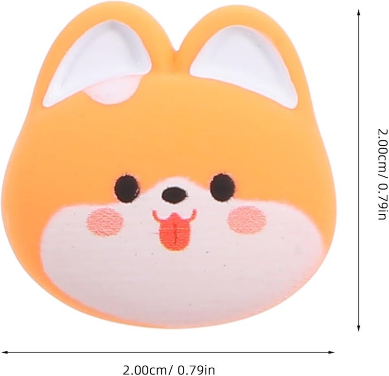 VILLCASE 30pcs Resin Animal Push Pins Set Cute Cat Dog Heads for Corkboard Bulletin Board Decoration - Image 3
