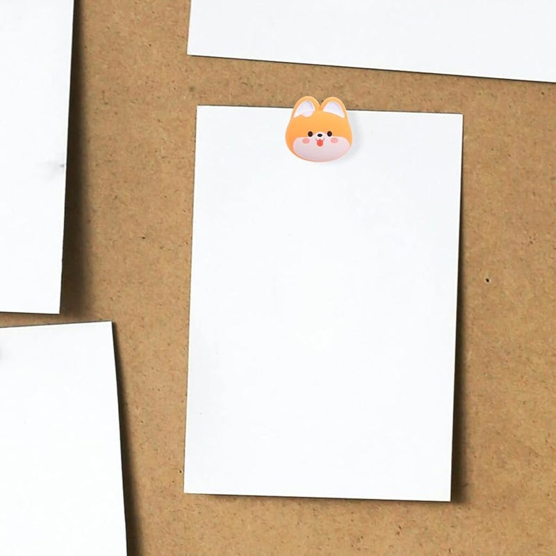 VILLCASE 30pcs Resin Animal Push Pins Set Cute Cat Dog Heads for Corkboard Bulletin Board Decoration - Image 5