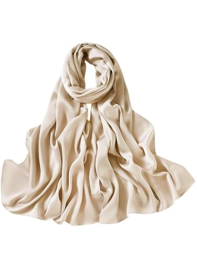 Arabest Elegant Satin Scarf Shawl Wrap Perfect for Wedding or Evening Attire - Image 1