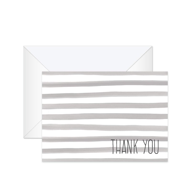 Canopy Street Boho Safari Animal Baby Shower Thank You/New Baby Appreciation Card Set / 24 Jungle Animals Gratitude Cards / 6 Baby Animal Thanks Designs / 3 1/2" x 4 7/8" Note Card Pack - Image 4