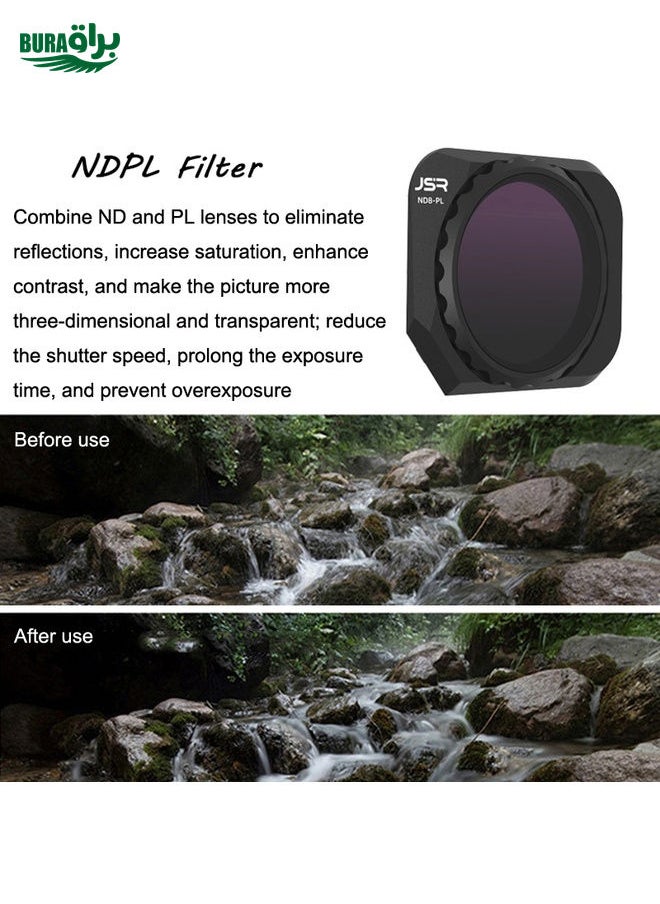 BURAQ JSR JSR-1008 For DJI Mavic 3 Classic Youth Edition Drone Filter, Style: ND64PL  - Image 3