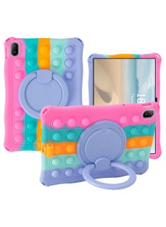 General Compatible Huawei MatePad SE 11 inch 2024 Kids Soft Silicon 360 Rotating Ring Stand Case  - Image 1