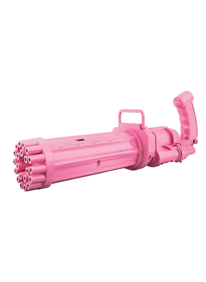 Bubble Blowers Gun, Gatling Bubble Machine Bubble Gun 21-Hole Bubble Toy for Toddler, Automatic Bubble Maker Machine Electric Bubble Gun, Children's Bubble Gun for Summer - Image 1