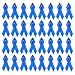PATIKIL 30 Pieces Blue Polyester Ribbon Satin Pins Awareness Ribbon Satin with Safety Pins - Image 2