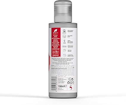 dr.organic Dr Organic Rose Otto Cleansing Milk Restoring Mature Skin Mens Womens Natural Vegan CrueltyFree Paraben SLSFree Organic 150ml Packaging may vary - Image 2