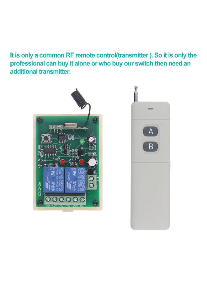 NIBEMINENT Long Range Distance High Power Wireless Remote Control Transmitter White - Image 3