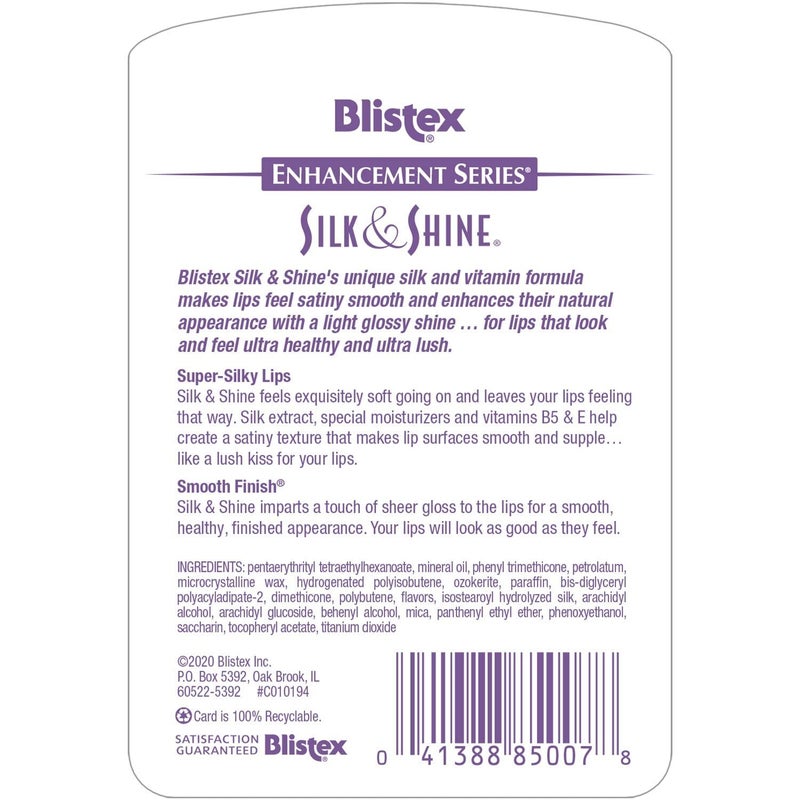 Blistex Silk & Shine Lip Moisturizer 0.13 oz Pack of 4 - Image 2