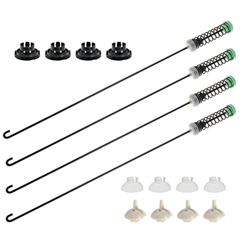 Ducpuve W11130362 Washer Suspension Rod Kit for Whirlpool for Kenmore and for Amana Washing Machines Replace 11022352510 WTW5000DW2 MVWC565FW0 WTW5000DW0 - Image 1