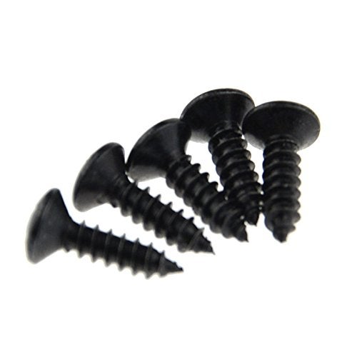 Swhmc Black Guitar Bass Pickguard Screws for Electric Guitar Pack of 100 - Image 2