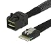 JSER Slim Line SAS 40 PCIE40 SFF8654 4i 38pin Host to HD Mini SAS SFF8643 4i 36pin Target Extension Cable 50cm - Image 2