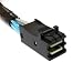 JSER Slim Line SAS 40 PCIE40 SFF8654 4i 38pin Host to HD Mini SAS SFF8643 4i 36pin Target Extension Cable 50cm - Image 3