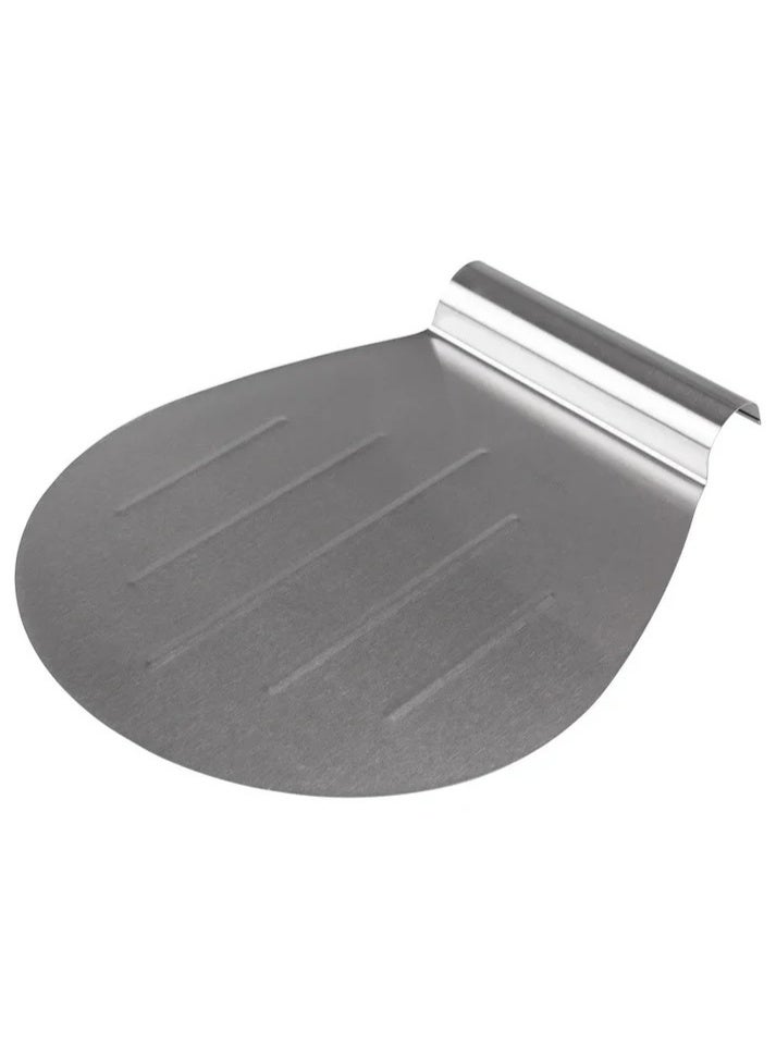 Cake Server, Stainless Steel Cake Saver, Dimensionally Stable Cake Server with Recessed Grip, Ideal as a Cake Mat, Cake Scoop 32 x 25 cm, Aid for Cake Preparation and Pizza Peel