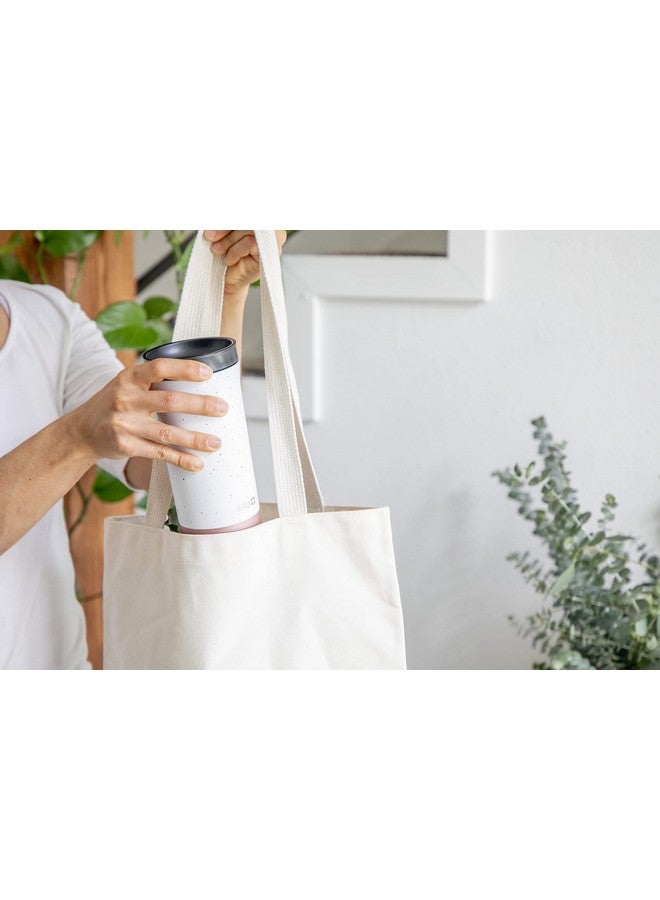 Ello Miri 16oz Vacuum Insulated Stainless Steel Travel Mug, Leak-Proof Slider Lid, Keeps Hot for 5 Hours, Perfect for Coffee or Tea, BPA-Free, Fits Most Cupholders, Holiday Gift, Speckle - Image 4