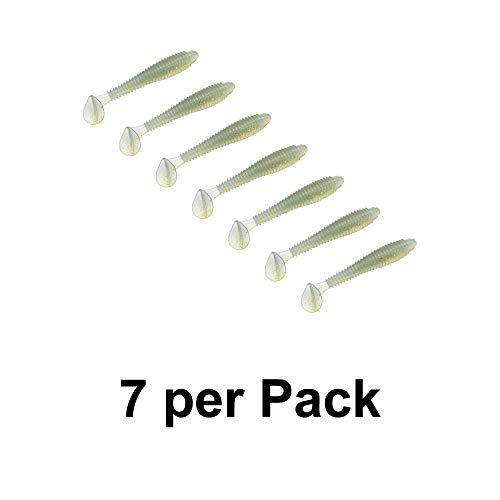 Strike King RGSW334-590 Rage Swimmer 3 3/4-Inch, Sexy Shad, 7-Per Pack - Image 2