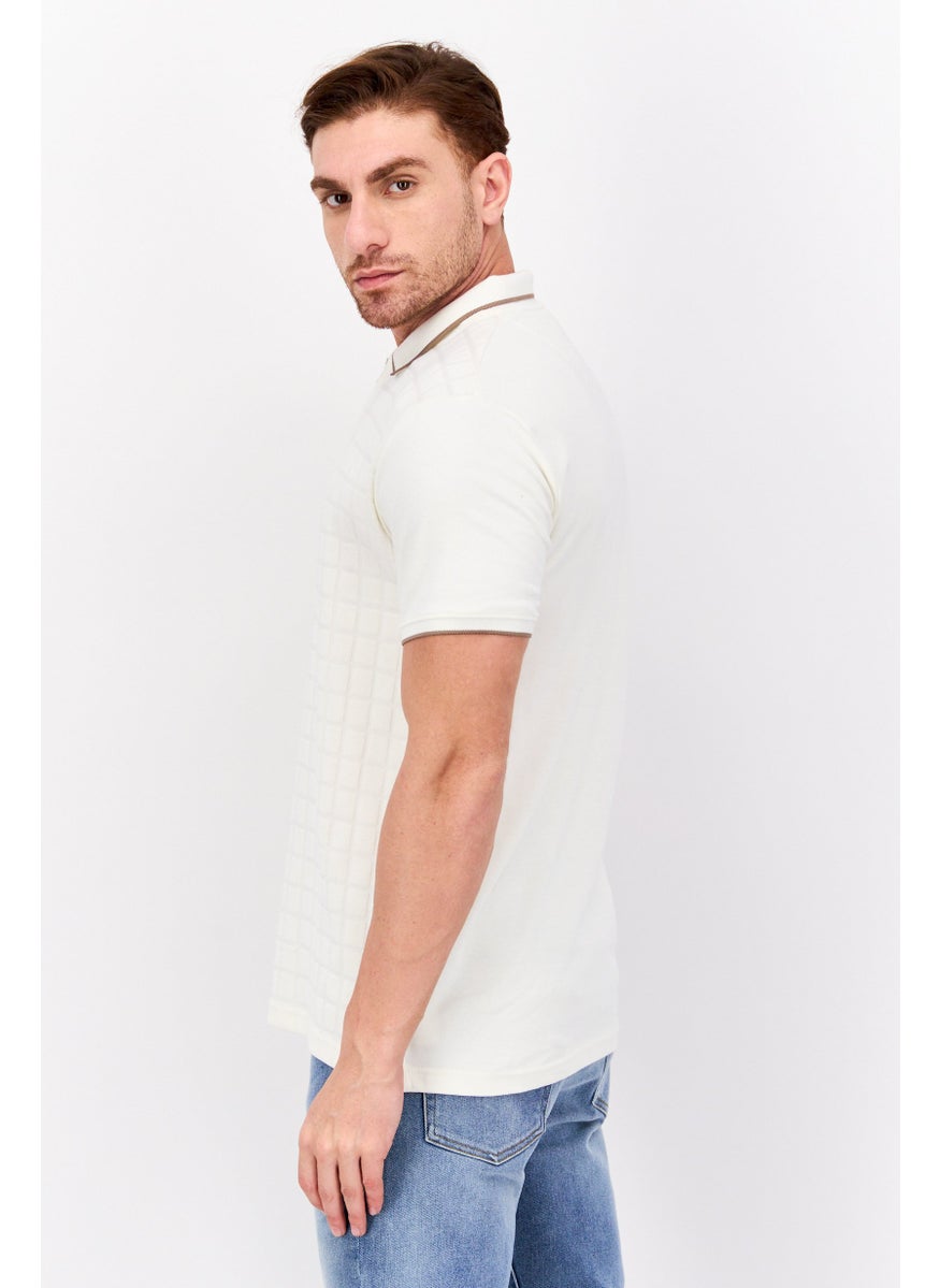 Men Regular Fit Textured Short Sleeve Polo Shirt, Cream - pzsku/ZB50BACE376B5ACD53D51Z/45/_/1737642001/c5e3ca76-243f-419f-99ae-a31f906c0d94