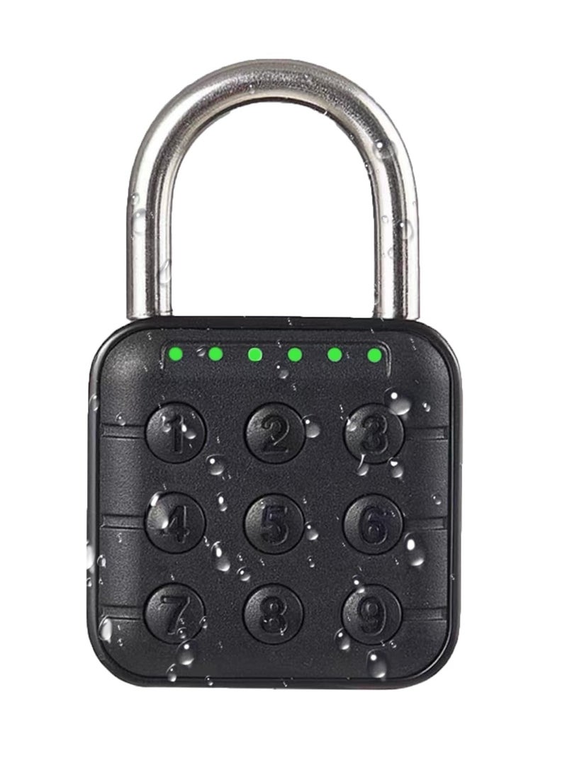 Excefore Combination Lock for Locker, 6 Digit Waterproof Smart Code Padlock, Combo Lock, Perfect for Lockers, Luggage, Gym Lockers, Storage Boxes, and Suitcases.  - Image 1