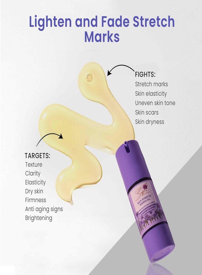 Saffr'n Anti Stretch Marks Oil with Saffron extract to Prevent Stretch Marks | 30 ml - Image 4