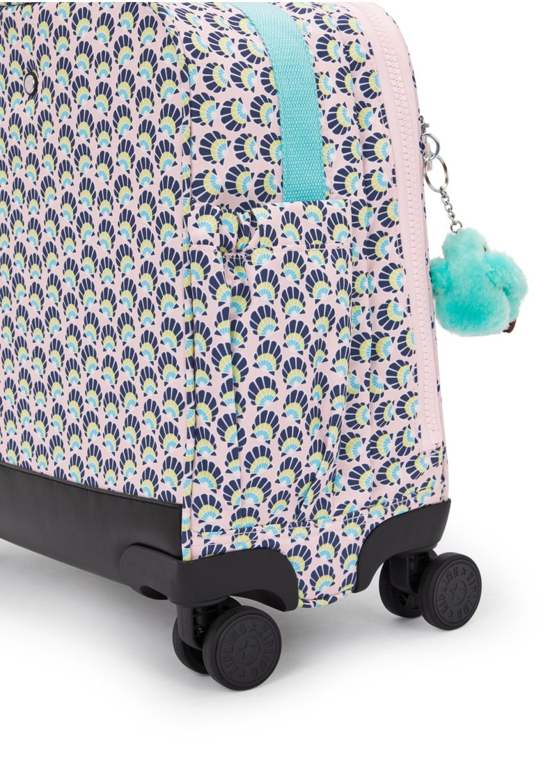 kipling New Storia Kids' 4-Wheeled School Trolley Bag with 13 inch Laptop Compartment, 2.25kg - Geo Shell  - Image 5