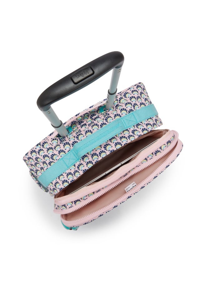 kipling New Storia Kids' 4-Wheeled School Trolley Bag with 13 inch Laptop Compartment, 2.25kg - Geo Shell  - Image 3