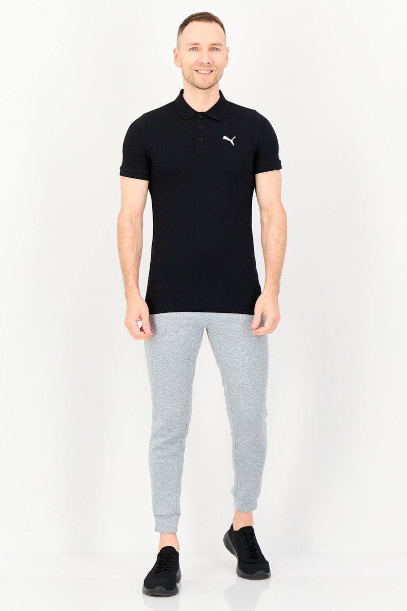 PUMA Men Slim Fit Short Sleeve Active Essential Outdoor Polo Shirt, Black - Image 4