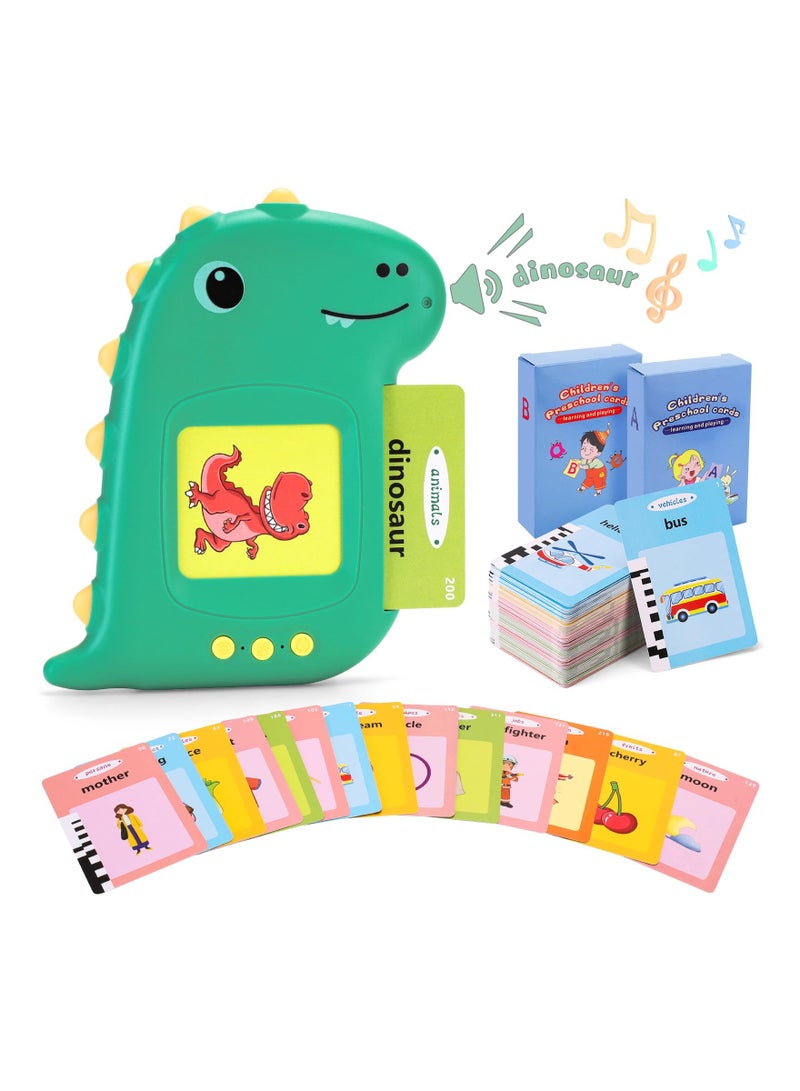 SOLARAE Talking Flash Cards Learning Toy with 224 Sight Words, Audible Flashcards Device for Toddlers Ages 3-7, Ideal Speech Therapy Gift for Autism Boys and Girls, Perfect Preschool Learning Tool. - Image 1