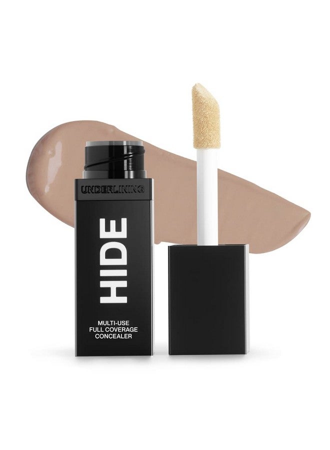 Hide Liquid Concealer, Medium To Full Coverage Concealer For Blemishes, Under Eye Dark Circles & Scars, Oil Free Concealer, Light Beige (See Shade Finder), 0.5 Fl Oz - Image 1