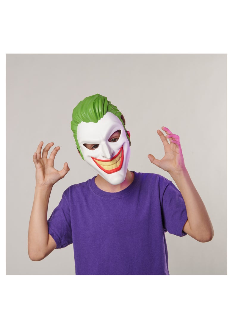DC Comics The Joker Mask, Super Hero Costume Accessories, Halloween Kids Roleplay for Boys and Girls Ages 3+  - Image 3