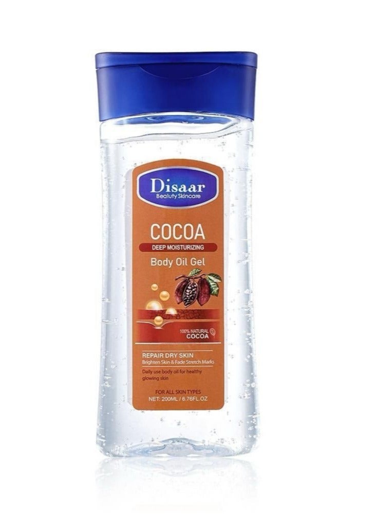 Disaar cocoa deep moisturizing Gel Body Oil 200 ml