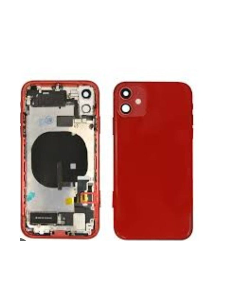 Replacement Mid-Frame housing cover for iphone 11 Red
