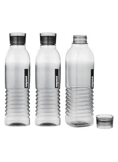 NAYASA Fridge Water Bottle Grey Color Set of 3 Pcs - Dorino 1.0L  - Image 1