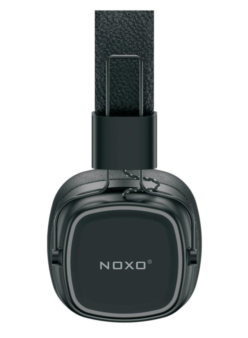 NOXO HN-1 Wireless Hi-Fi Headphones with Wired Option – 24H Playtime & LDAC Support - Black - Image 3