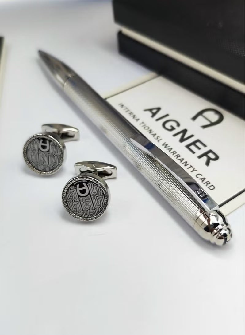 Aigner pen with cufflinks