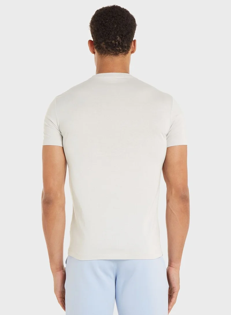 Calvin Klein Jeans  Logo Crew Neck T-Shirt for Men | Best Price UAE