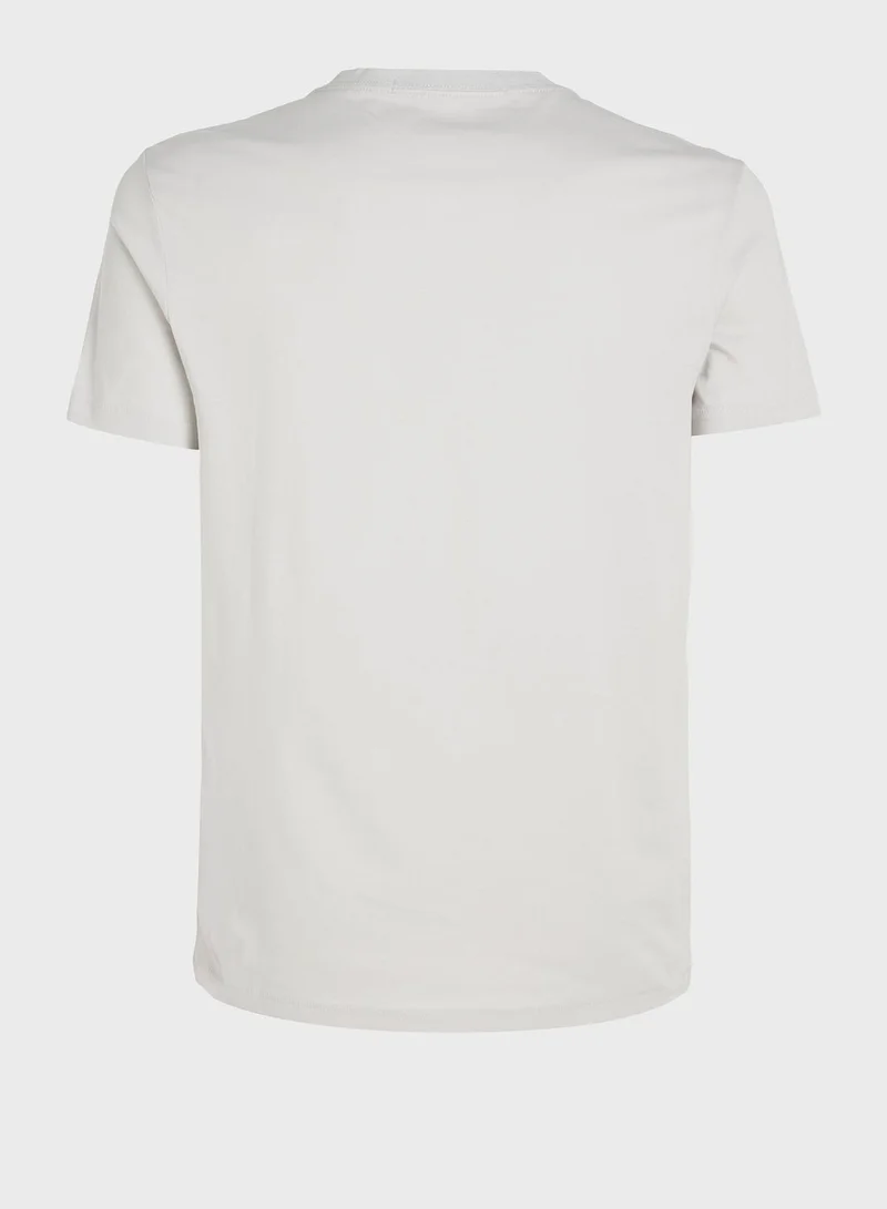 Calvin Klein Jeans  Logo Crew Neck T-Shirt for Men | Best Price UAE