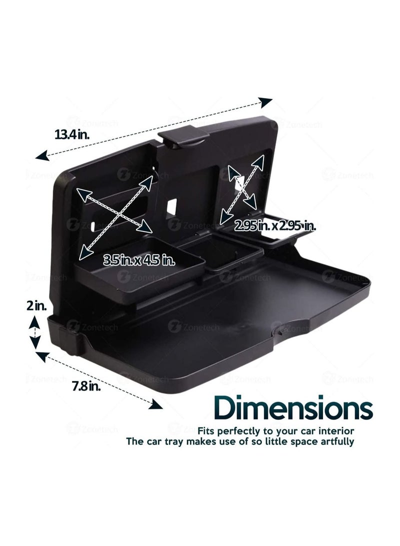 GGEROU Multi-Functional Portable Foldable Car Backseat Tray Desk - Image 3