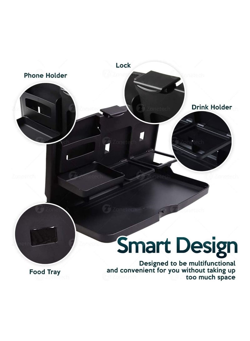 GGEROU Multi-Functional Portable Foldable Car Backseat Tray Desk - Image 2