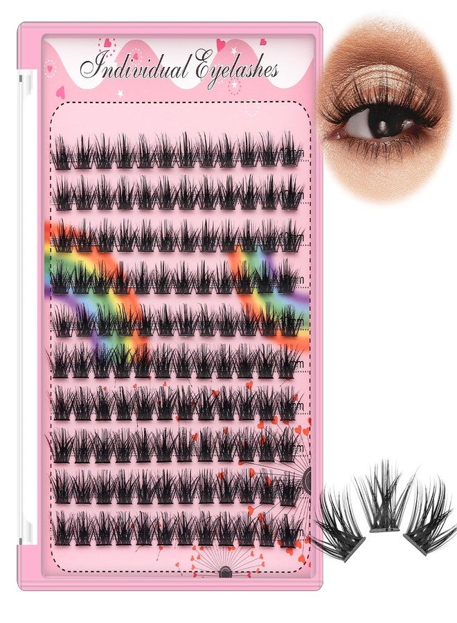 Bodermincer Lashes Clusters 10+12mm/12+14mm/14+16mm/16+18mm/10-12-14-16mm/14-16-18mm Mixed and 8-20mm to Choose Lashes Extension Kit lash Clusters Lashes Wispy Eyelash Extension (12+14mm Mixed) - Image 1