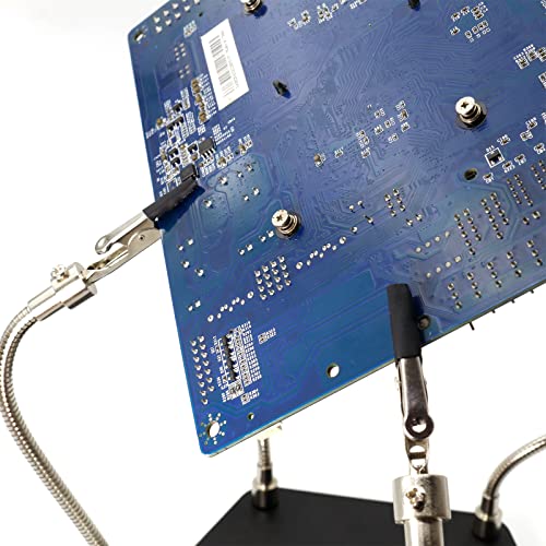 Kaisiking 2-Pack Helping Hands Soldering Clamp,Adjustable Soldering Clip,Flexible Gooseneck Metal Arms Alligator Clips,Soldering Third Hand Tools for Electronics Repair Painting Jewelry - Image 3