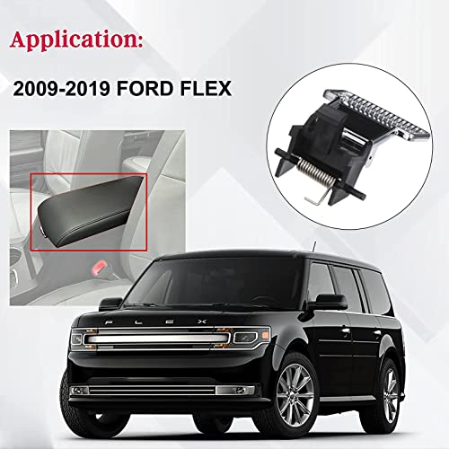 E-Vniko Front Center Console Lid Striker Handle Compatible for Ford Flex 2009-2019 Replace FA8Z7406064AA - Image 2