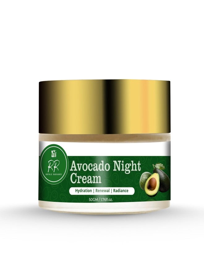 ROYALS RADIANCE Royale Radiance Avocado Night Cream 50gm | Hydration | Renewal | Radiance | Enriched with Avocado Extract & Vitamin E | Night Moisturizer for Glowing Healthy Skin (1) - Image 1