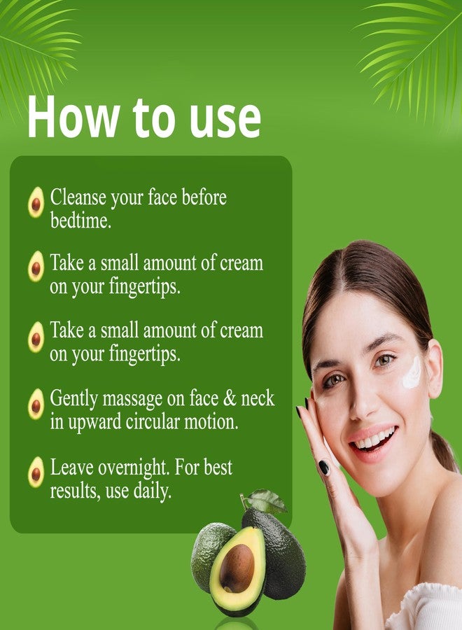 ROYALS RADIANCE Royale Radiance Avocado Night Cream 50gm | Hydration | Renewal | Radiance | Enriched with Avocado Extract & Vitamin E | Night Moisturizer for Glowing Healthy Skin (1) - Image 2