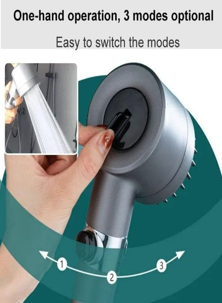 Oasisgalore High-Pressure Handheld Shower Head with Filter – Strong Flow for Low Water Pressure  - Image 4