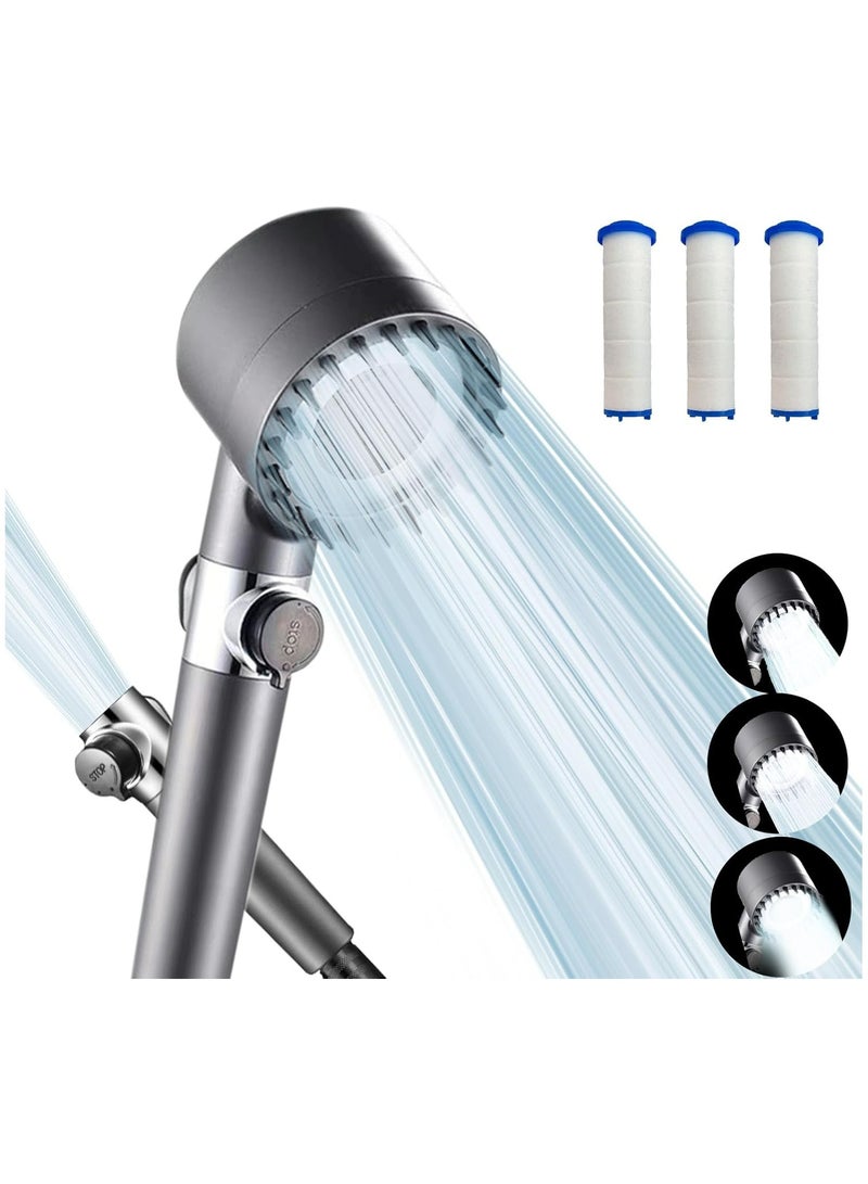 Oasisgalore High-Pressure Handheld Shower Head with Filter – Strong Flow for Low Water Pressure  - Image 1