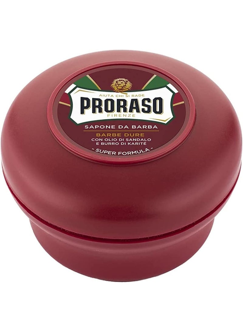 Proraso Shaving Soap for Coarse Beards in a Bowl, 150ml - Image 1