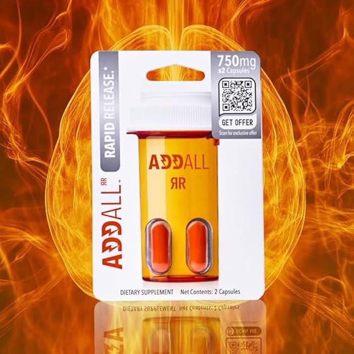 Addall Rapid Release Supplement (12 Pack) #1 Effective Alternative Brain Supplement Substitute Pills Nootropic & Energy | No Crash | Science Backed Formula | 24 Capsules - Image 4