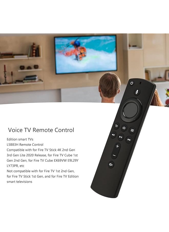 Tv Remote L5B83H Voice Function Tv Remote Control Sensitive Smart Television Remote Control For Fire Tv Stick 4K For Fire Tv Cube Ex69Vw E9L29Y Ly73Pr S3L46N Ex69Vw A78V3N