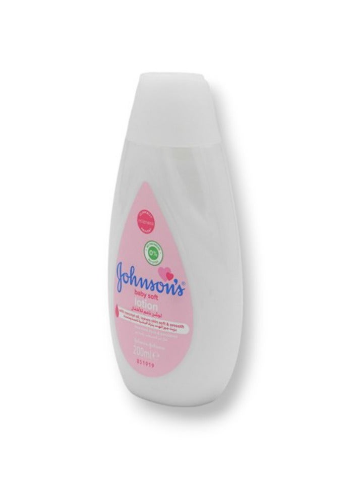 Johnson's Pack Of 3 Johnson's Baby Soft Lotion 200ml - Image 2