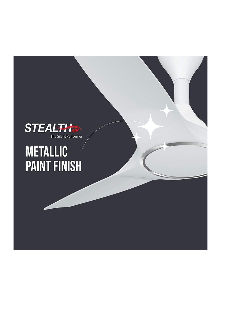 Havells هافيلز 1250 مم مروحة سقف مزخرفة Stealth Air أبيض لؤلؤي (مقاومة للغبار) 1250 مم أبيض لؤلؤي - Image 3