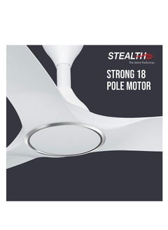 Havells Havells 1250 Mm Stealth Air Decorative Ceiling Fan Pearl White (Dust Resistant) 1250 Mm Pearl White  - Image 2